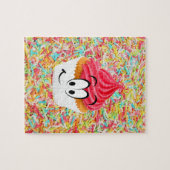 パズルハッピーバースデーカップケーキスプリンクル ジグソーパズル (横)