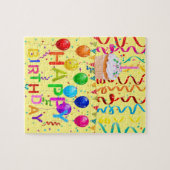 パズルハッピーバースデーカップケーキ ジグソーパズル (横)