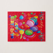 パズルハッピーバースデースウィート16バルーン ジグソーパズル (横)