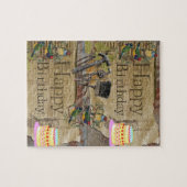 パズルハッピーバースデーツールケーキバーズヴィンテージ ジグソーパズル (横)