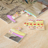 パズルハッピーバースデーツールケーキバーズヴィンテージ ジグソーパズル (側面)