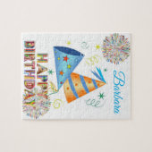 パズルハッピーバースデーハット ジグソーパズル (横)