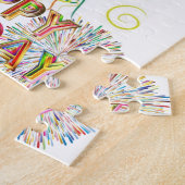 パズルハッピーバースデーハット ジグソーパズル (側面)