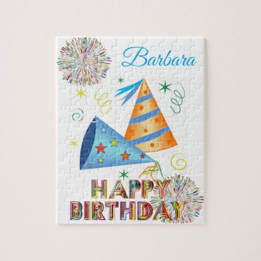 パズルハッピーバースデーハット ジグソーパズル (縦)