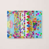 パズルハッピーバースデーバルーンカップケーキ ジグソーパズル (横)