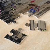 パズルハッピーバースデーパリフランスウーマンフローラ ジグソーパズル (側面)