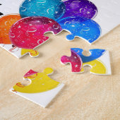 パズルハッピーバースデーパーティー時間バルーン ジグソーパズル (側面)