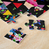 パズルハッピーバースデーペンギンカップケーキ ジグソーパズル (側面)