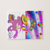 パズルハッピーバースデーポニーキッテンケーキ ジグソーパズル (横)