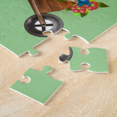 パズルハッピーバースデーヴィンテージフローラ猫 ジグソーパズル (側面)