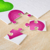 パズルハートカップケーキ ジグソーパズル (側面)