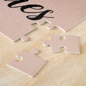 パズルバスルームBluesテディベア ジグソーパズル (側面)