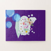 パズルバブルバスパープル ジグソーパズル (横)