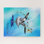 パズルバードシーガル海波 ジグソーパズル (横)