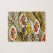 パズルパスタブレッドオリーブ油オリーブ ジグソーパズル (横)