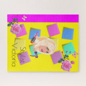 パズルパステルカラーズスタイリスト美しいサロン ジグソーパズル (横)