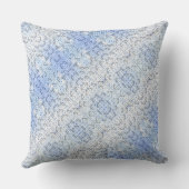 パズルパターモノグラムのン装飾用クッション クッション (裏面)