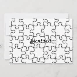 パズルパターン（イメージの追加） 招待状