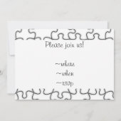 パズルパターン（イメージの追加） 招待状 (裏面)