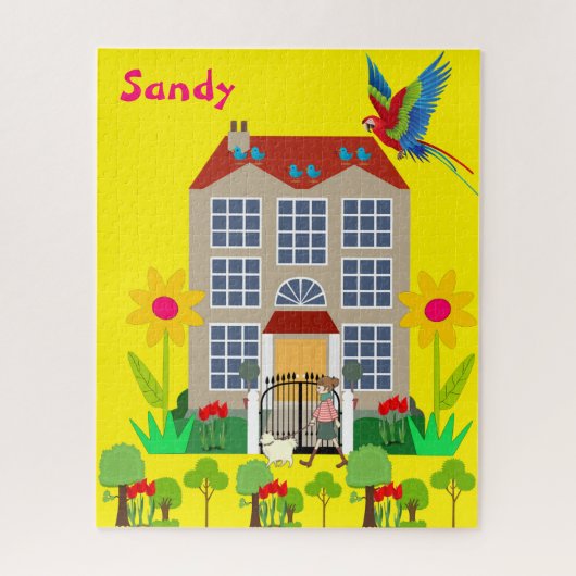 パズルパークハウスドッグフローラ ジグソーパズル (縦)