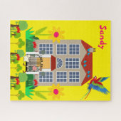 パズルパークハウスドッグフローラ ジグソーパズル (横)