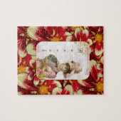 パズルビクトリアン花フローラ ジグソーパズル (横)