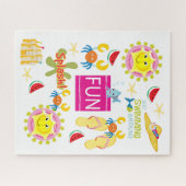 パズルビーチハウスおもしろい ジグソーパズル (横)