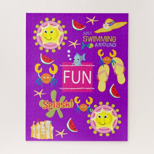 パズルビーチハウスおもしろい ジグソーパズル (縦)