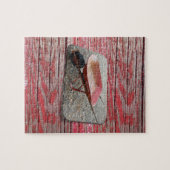 パズルピンクグレーホイールバロー ジグソーパズル (横)