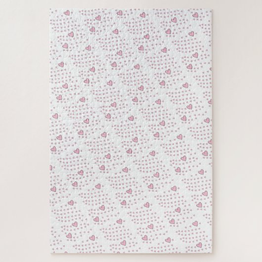 パズルピンクハート ジグソーパズル (縦)