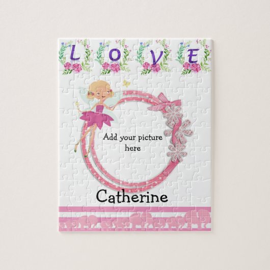 パズルピンクフェアリーラブフローラ ジグソーパズル (縦)