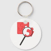 パズルピースのキーチェーン キーホルダー (正面)