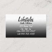 パズルピースのフォークプロフェッショナル占領 名刺 (裏面)