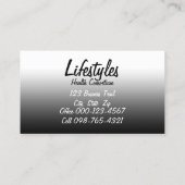 パズルピースオンフォークヘルスプロフェッショナル 名刺 (裏面)