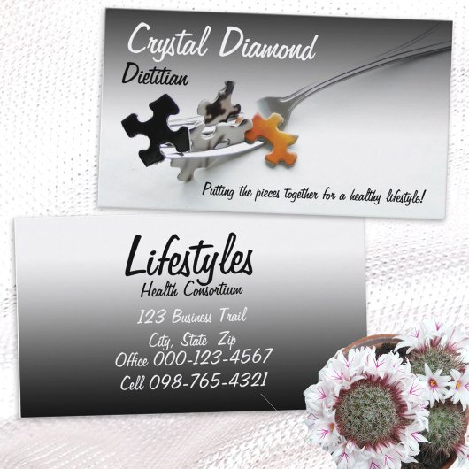パズルピースオンフォークヘルスプロフェッショナル 名刺