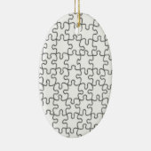 パズルピーステンプレート（背景色を追加） セラミックオーナメント (右)