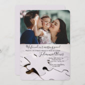 パズルピースフォト招待状 招待状 (正面/裏面)