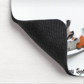 パズルピースフォークヒースコンセプトテンプレート マウスパッド (コーナー)