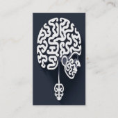 パズルピースブレインアート 名刺 (正面)