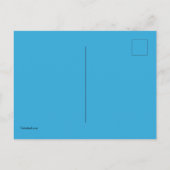 パズルピース学校はがき インビテーションポストカード (裏面)