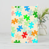パズルピース招待状 招待状 (スタンド正面)