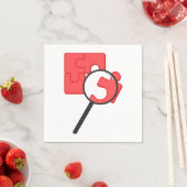 パズルピース紙ナプキンス スタンダードカクテルナプキン (インサイチュ)