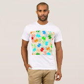 パズルピース メンズTシャツ Tシャツ (正面フル)