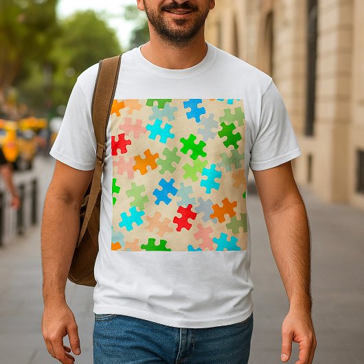 パズルピース メンズTシャツ Tシャツ