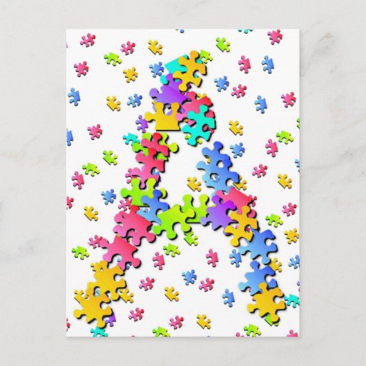 パズルピース – A ポストカード (正面)