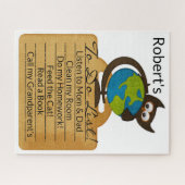 パズルフクロウ・アース・トゥ・リスト！ ジグソーパズル (横)