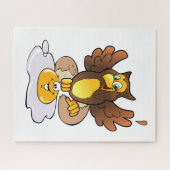 パズルフクロエッグブレックファースト ジグソーパズル (横)