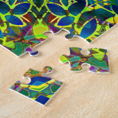 パズルフラクタルフローラ抽象芸術G89 ジグソーパズル (側面)