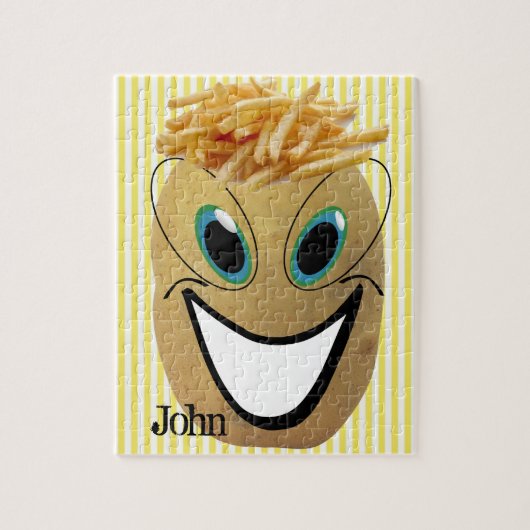 パズルフランスのポテトフライストライプズ ジグソーパズル (縦)