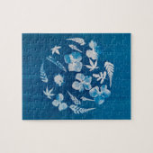 パズルフルーリCyanotype - Un air de printemps ジグソーパズル (横)